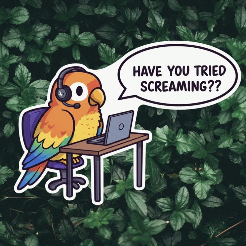 Tech Computer Accessories - 5pcs HAILUREY Funny Screaming Parrot Tech