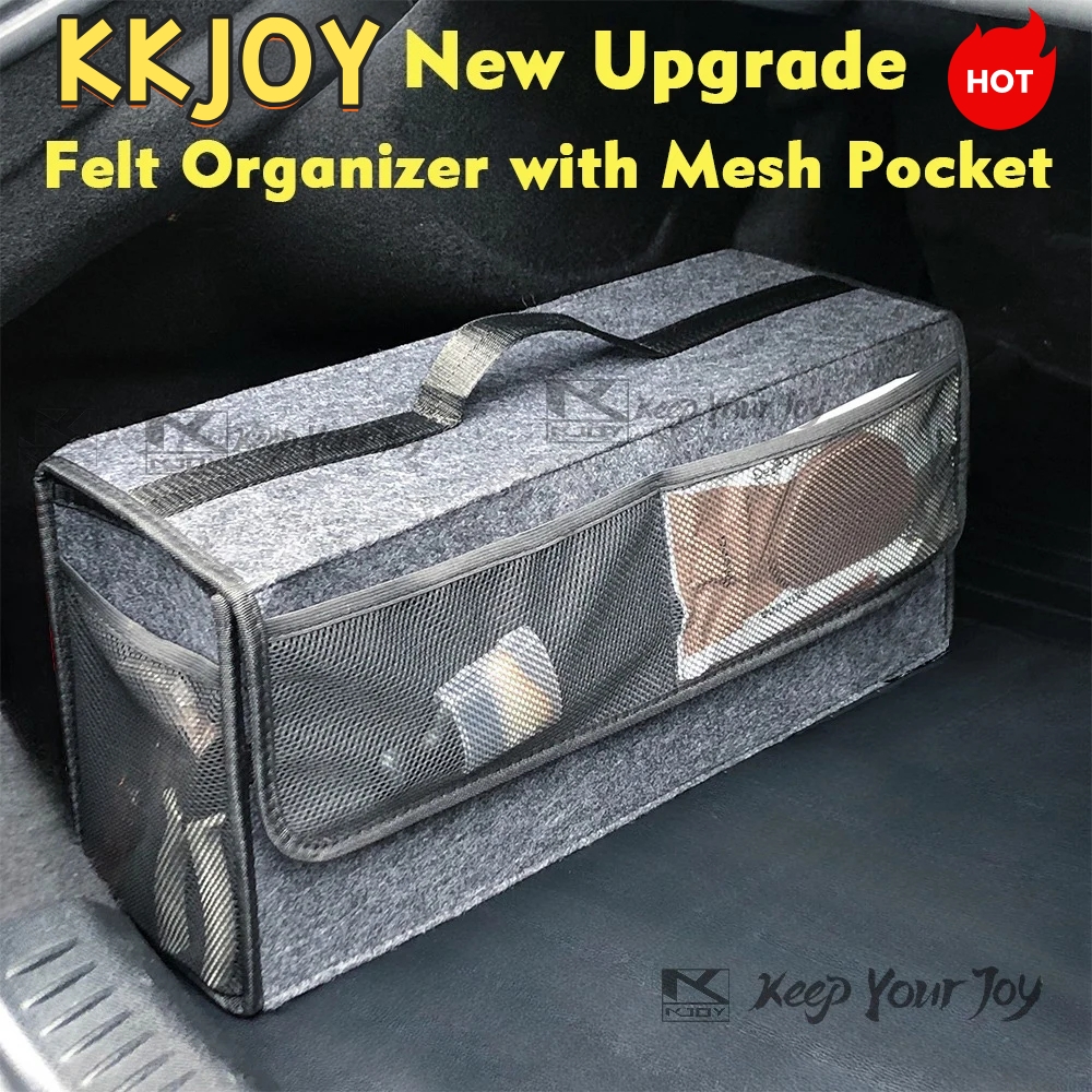 Tech Accessories Organizer - Large Car Boot Storage Bag Anti-Slip