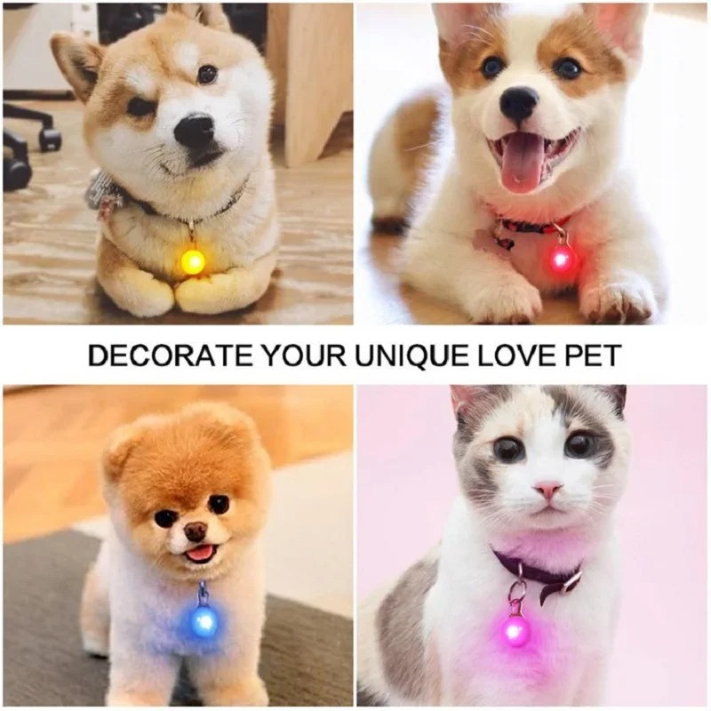 Tech Dog Accessories - LED Glowing Pendant Flashlight Dog Cat