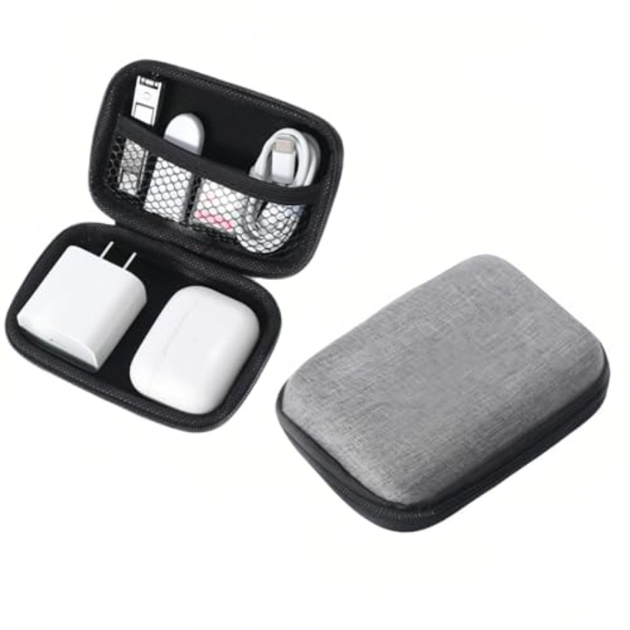 Tech Accessories Storage - Electronic Accessories Organizer Bag: EVA Hard