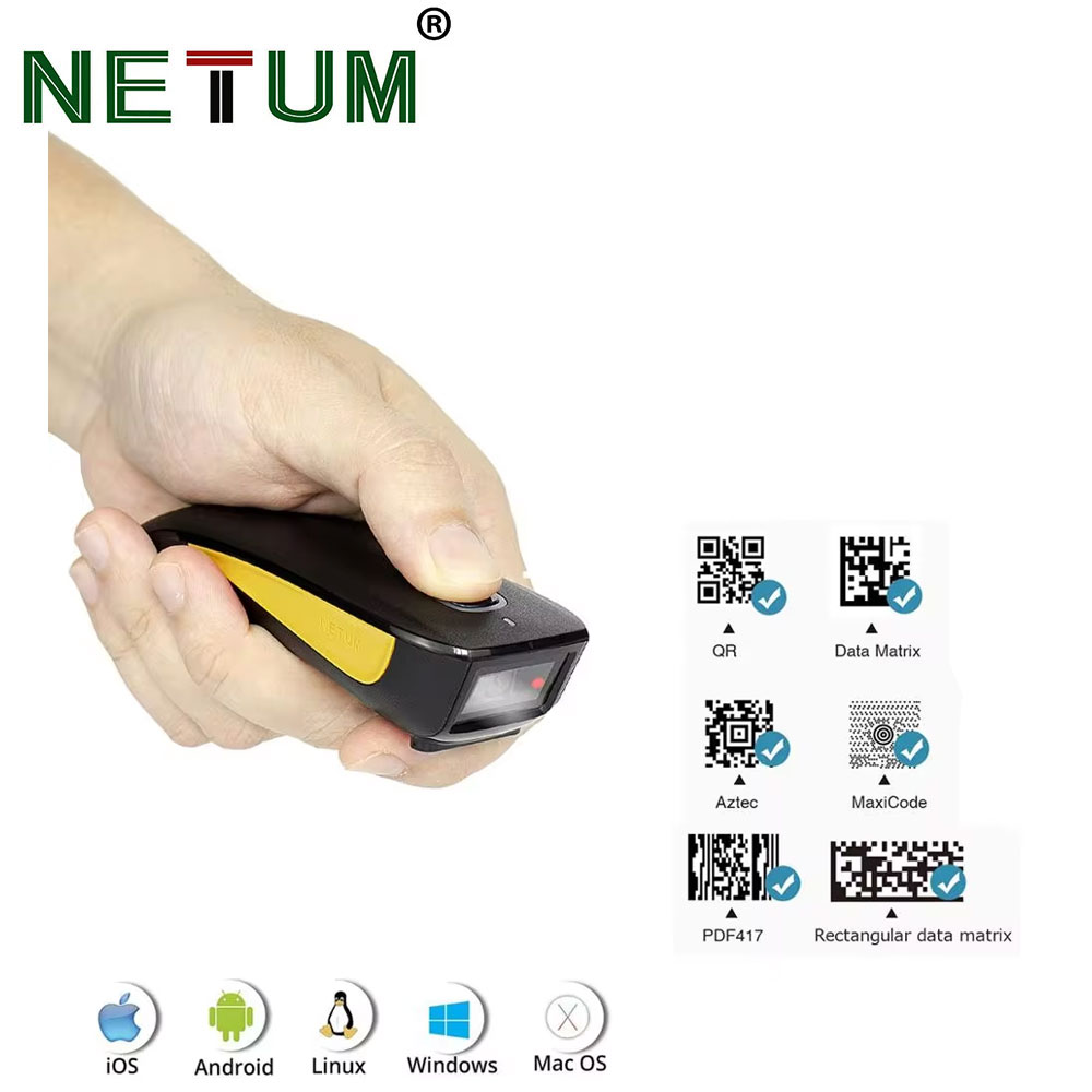 NETUM C750 Bluetooth 2D Barcod - Document Scanner Portable のレビューと価格