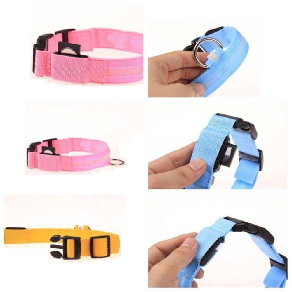 Nylon Reflective LED Dog Colla - Tech Dog Accessories のレビューと価格