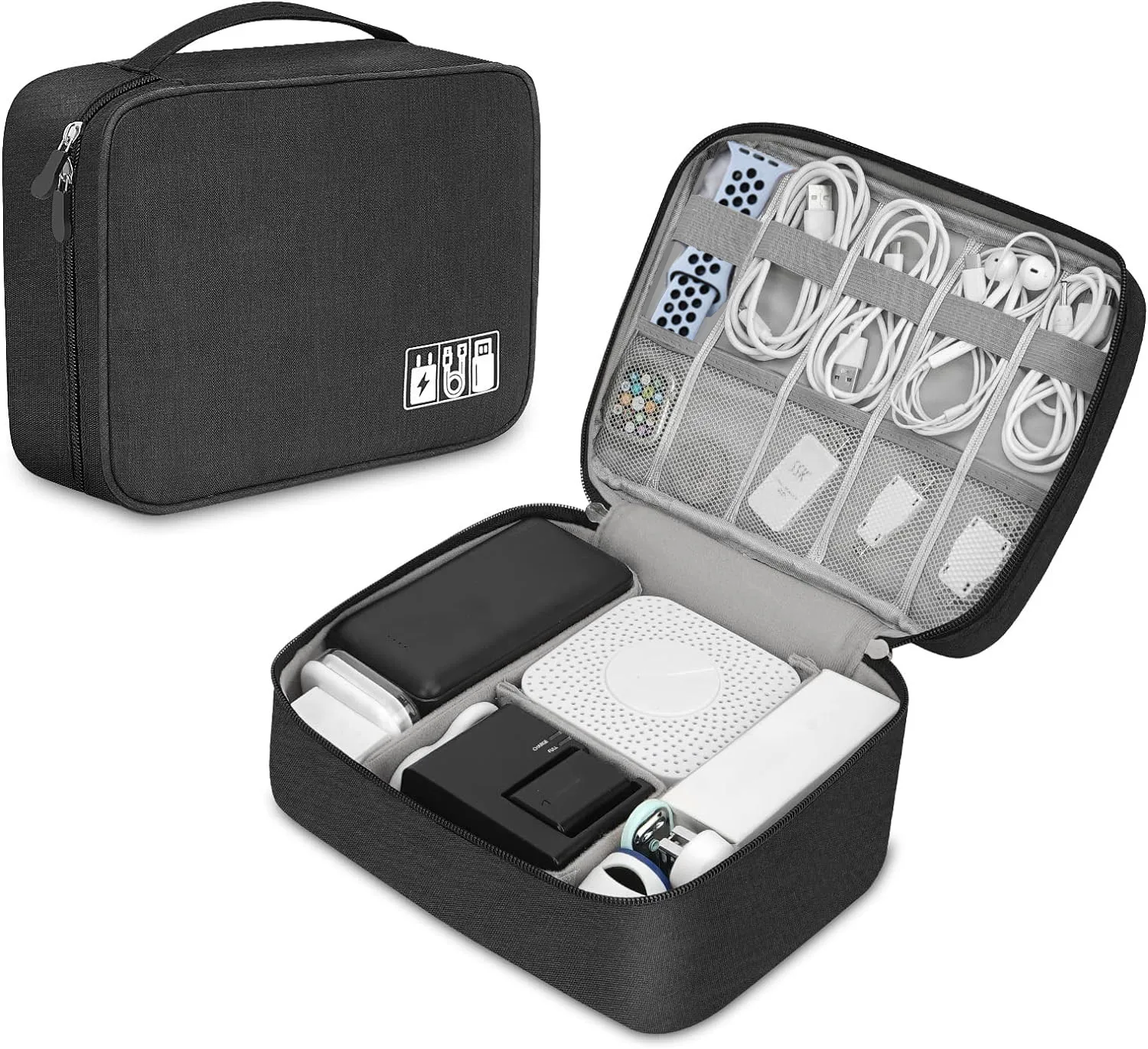 Portable Tech Organizer Case f - Tech Accessories Storage のレビューと価格
