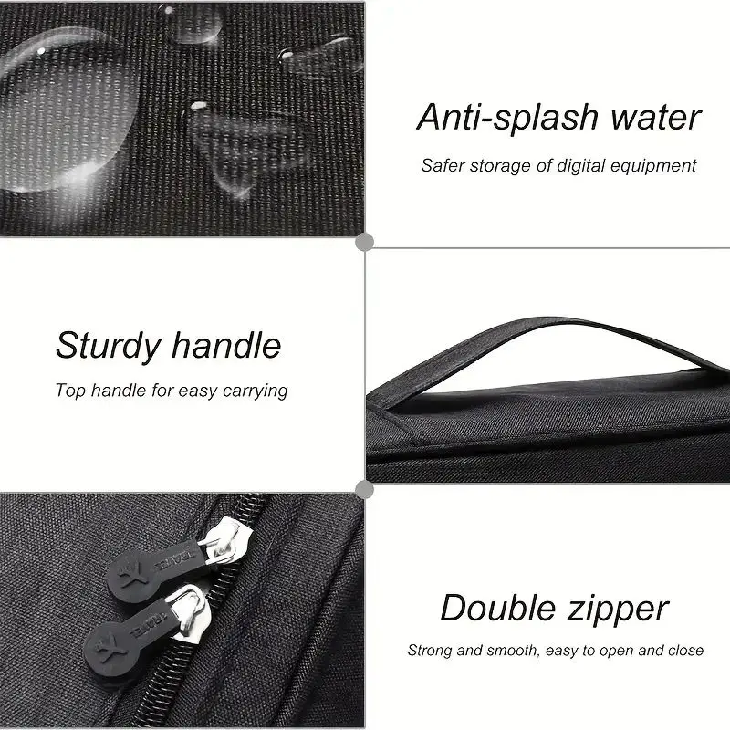 Portable Tech Organizer Case f - Tech Accessories Storage のレビューと価格