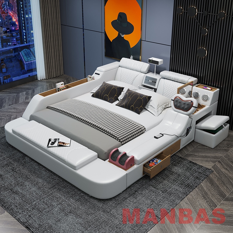 King/Queen Size Genuine Leathe - Tech Queen のレビューと価格