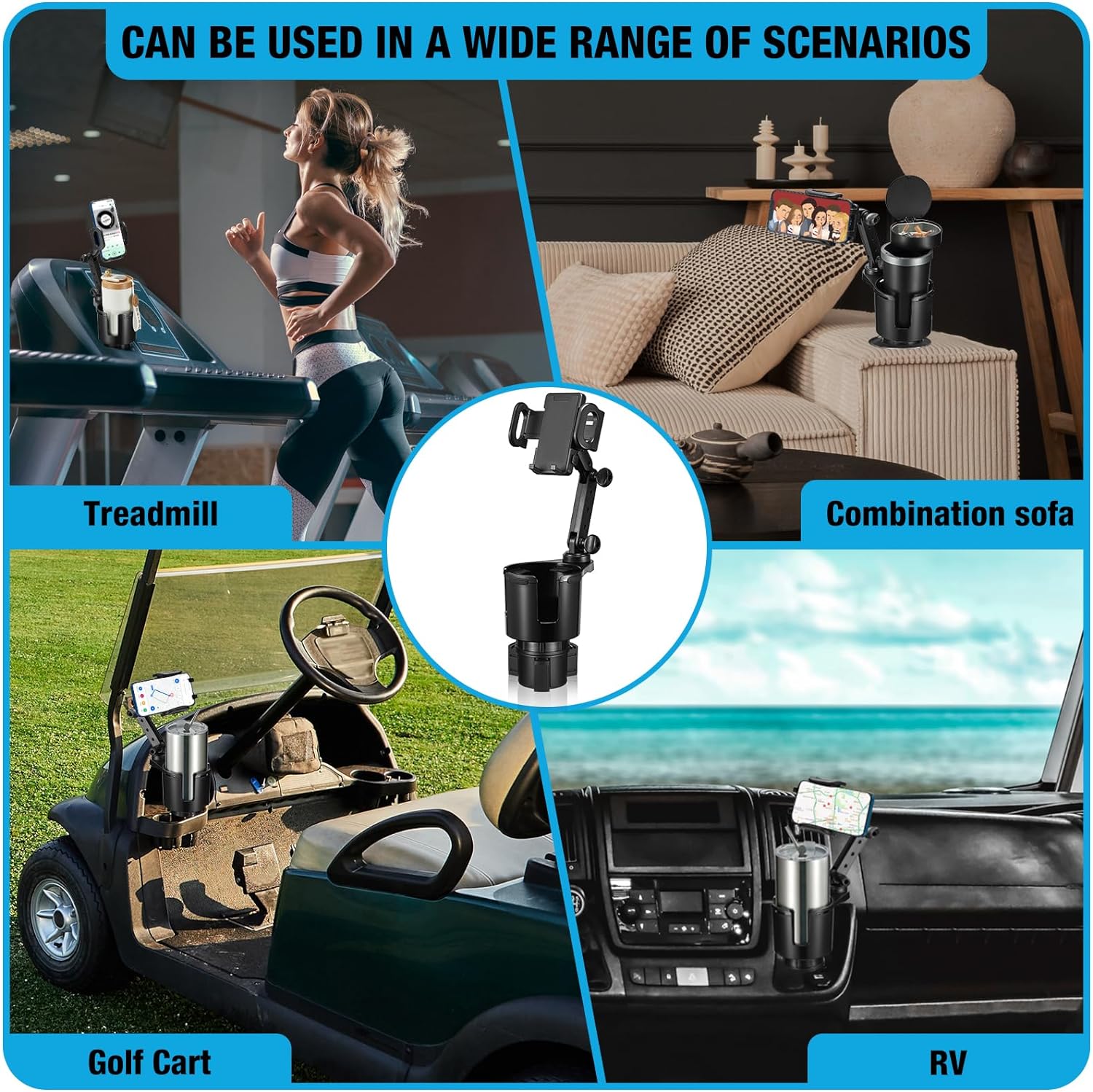 Car Cup Holder Expander Cell P - Mobile Tech Accessories のレビューと価格