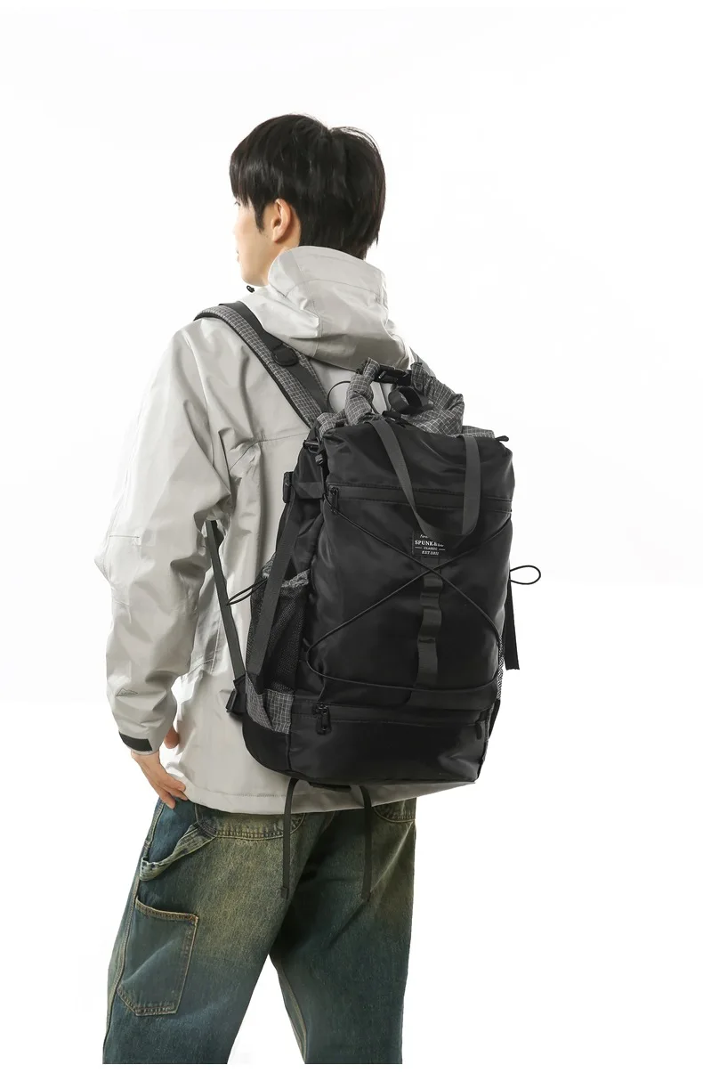 Techwear Style Dual-Use Backpa - Tech Accessories Bag のレビューと価格