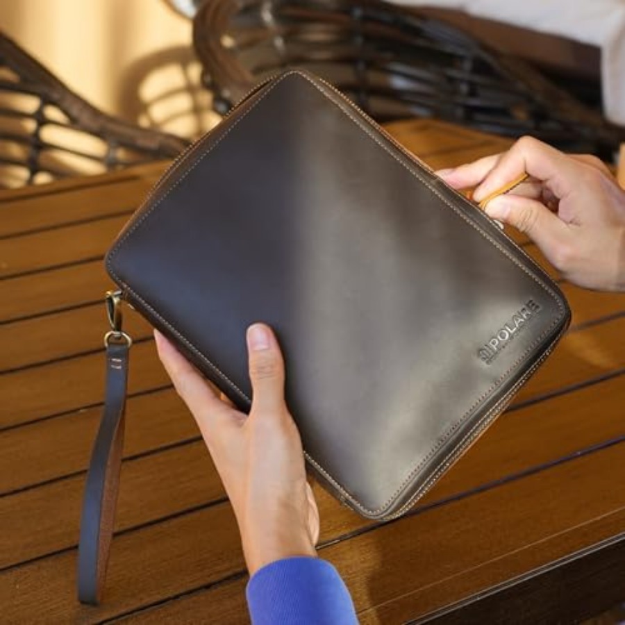 Polare Full Grain Leather Trav - Tech Accessories Storage のレビューと価格