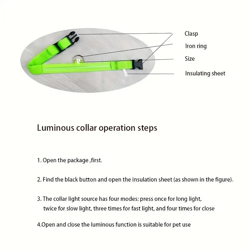 Nylon LED Night Safety Flashin - Tech Dog Accessories のレビューと価格