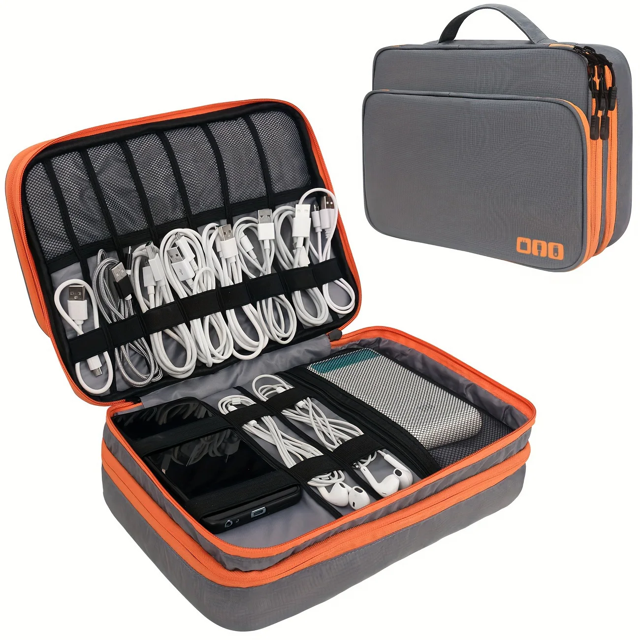 Portable Waterproof Multi-Laye - Tech Accessories Organizer のレビューと価格