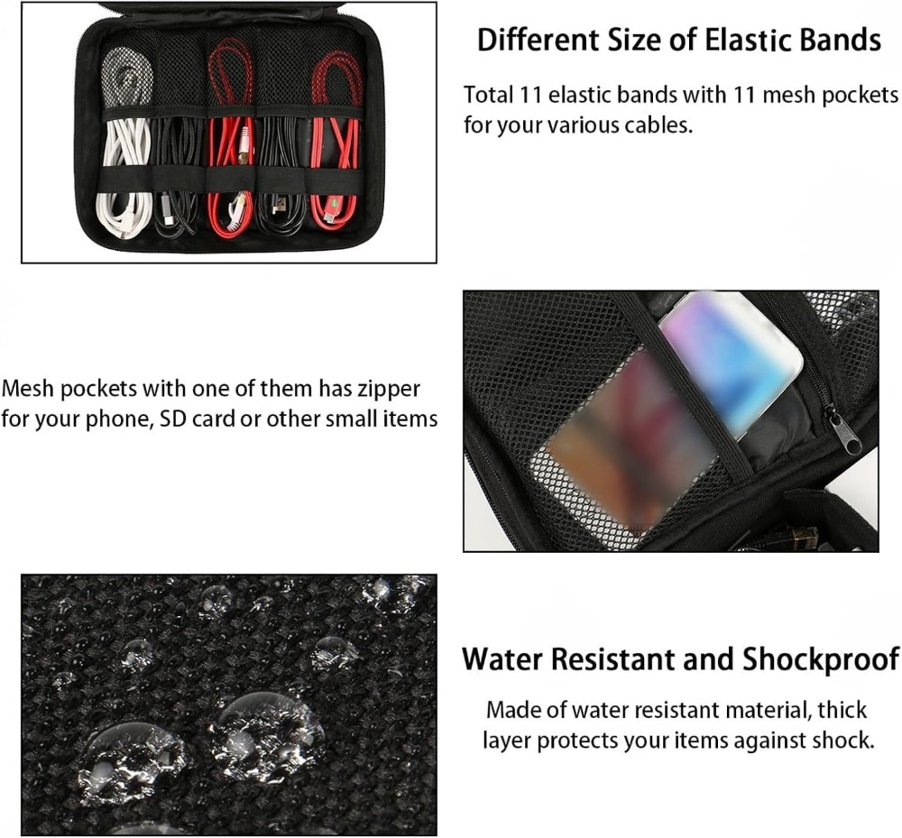 Waterproof Travel Electronic O - Cable Organizer Bag のレビューと価格