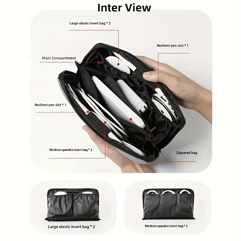 Portable Multi-Compartment Tec - Tech Accessories Storage のレビューと価格