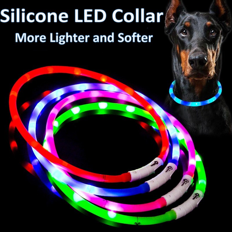 Silicone LED Dog Collar Rechar - Tech Dog Accessories のレビューと価格