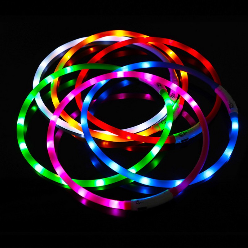 Silicone LED Dog Collar Rechar - Tech Dog Accessories のレビューと価格