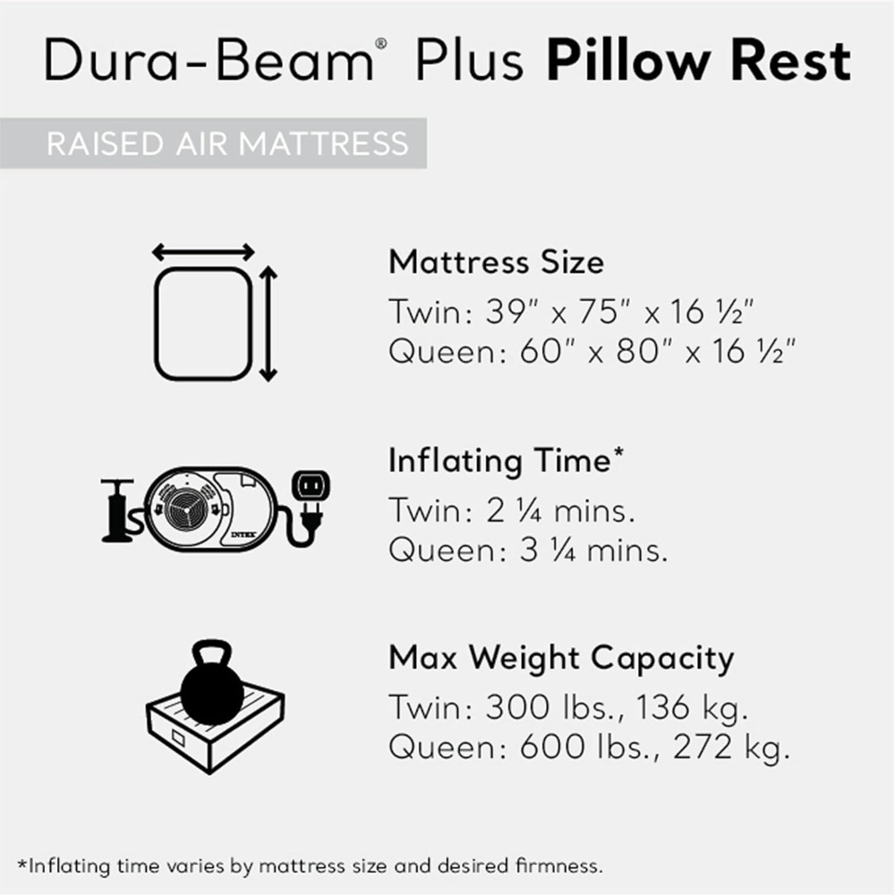 Queen Air Mattress with Built- - Tech Queen のレビューと価格