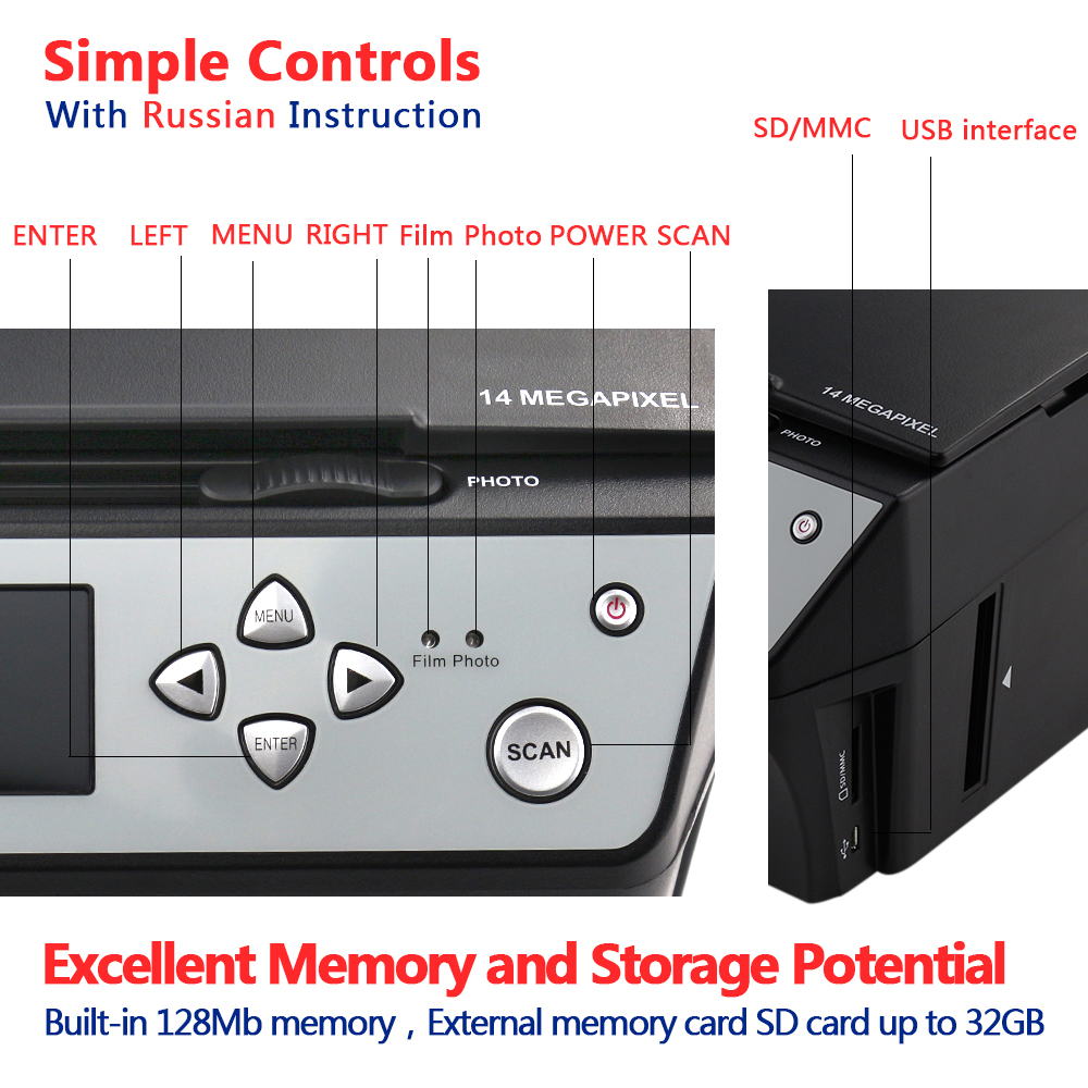 22MP Film Multi-Function Scann - Document Scanner Portable のレビューと価格