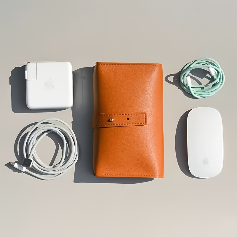 PU Leather Multi-Compartment O - Tech Accessories Storage のレビューと価格