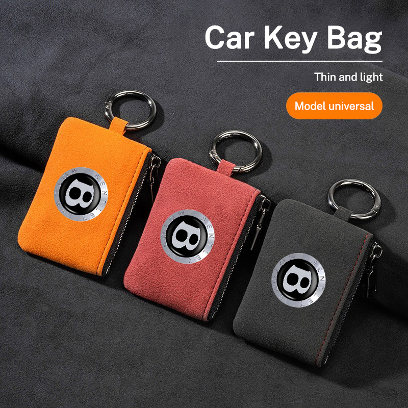 Suede Car Logo Key Bag Portabl - Tech Accessories Bag のレビューと価格