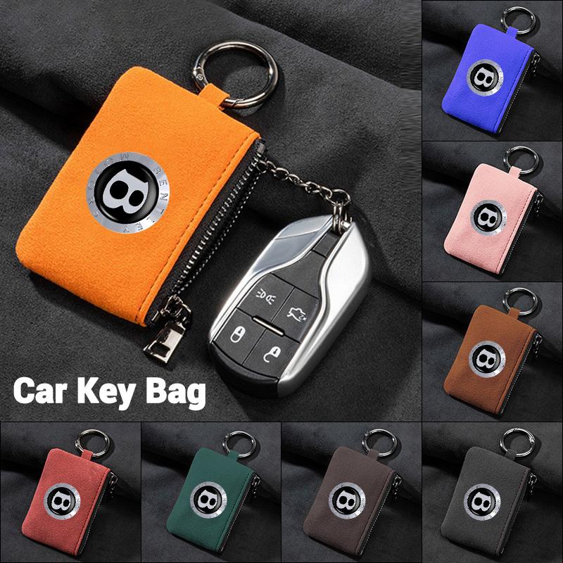 Suede Car Logo Key Bag Portabl - Tech Accessories Bag のレビューと価格