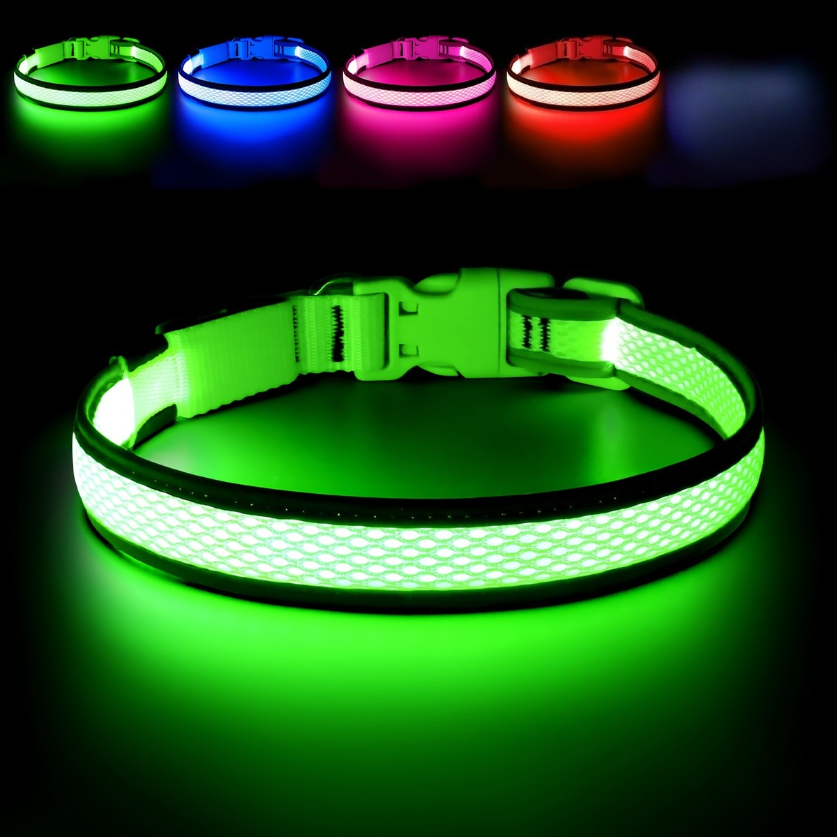 USB LED Dog Collar Lights - Ad - Tech Dog Accessories のレビューと価格
