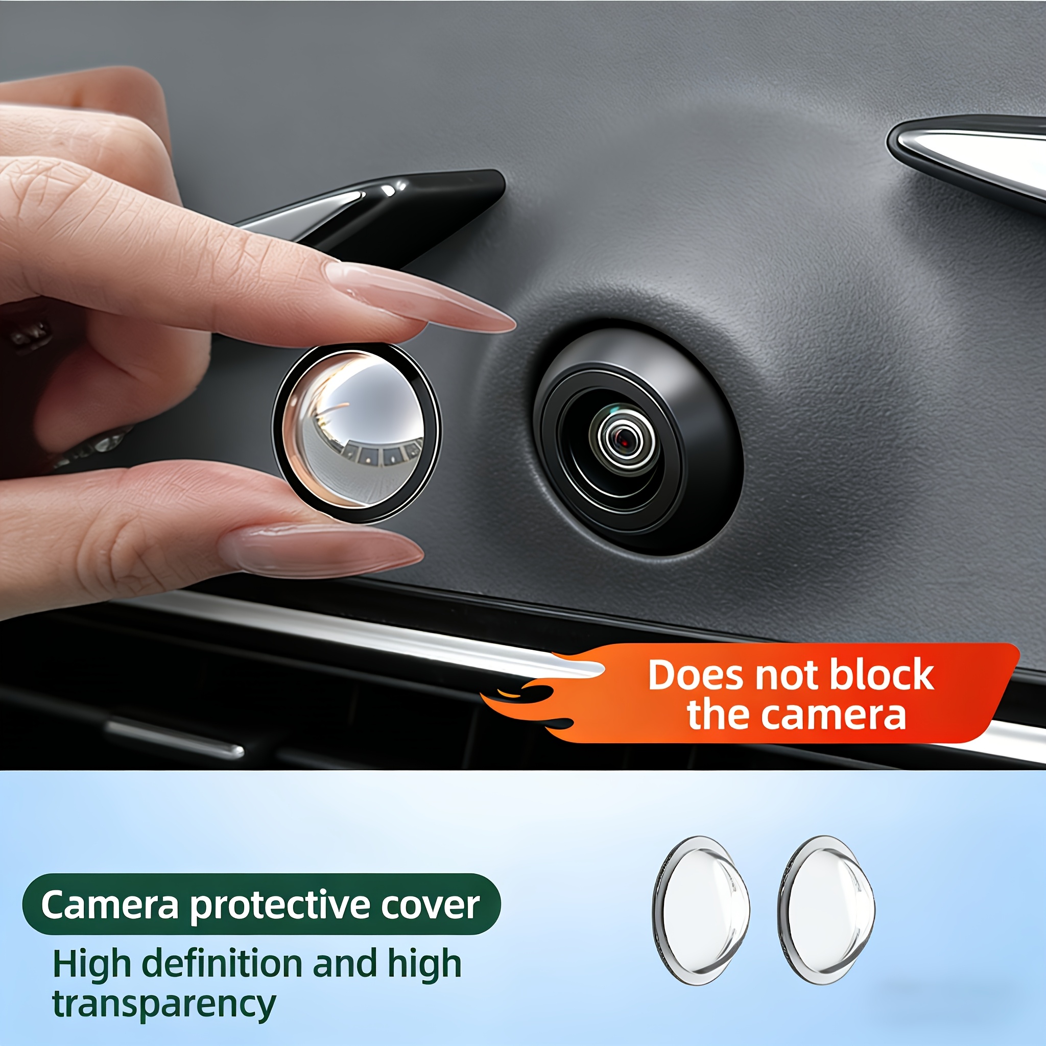 2/4pcs Car Camera Lens Protect - Tech Computer Accessories のレビューと価格
