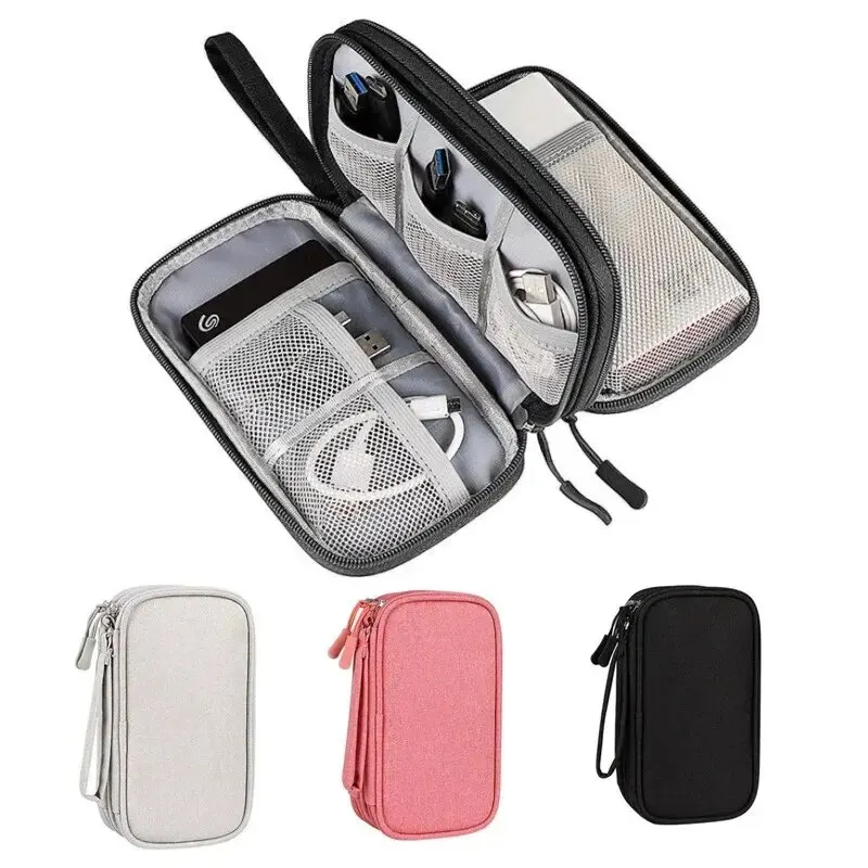 1PCS Grey/Black/Pink/Navy NEW  - Cable Organizer Bag のレビューと価格