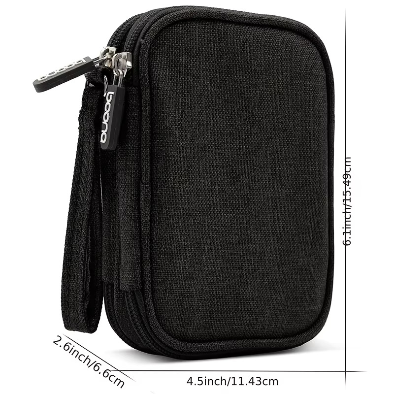 1PCS Grey/Black/Pink/Navy NEW  - Cable Organizer Bag のレビューと価格