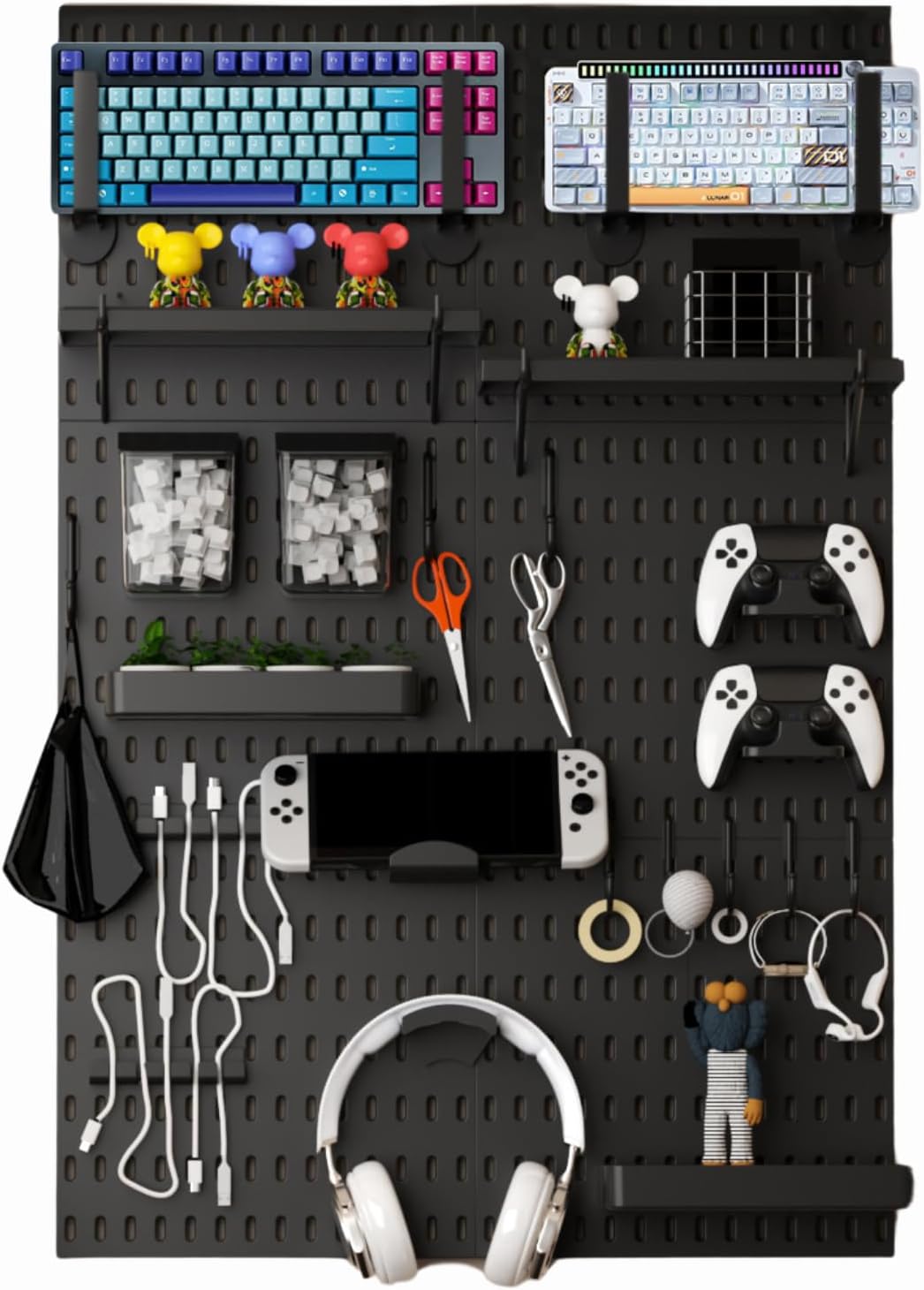 Peg Board Wall Organizer for G - Tech Accessories Images のレビューと価格
