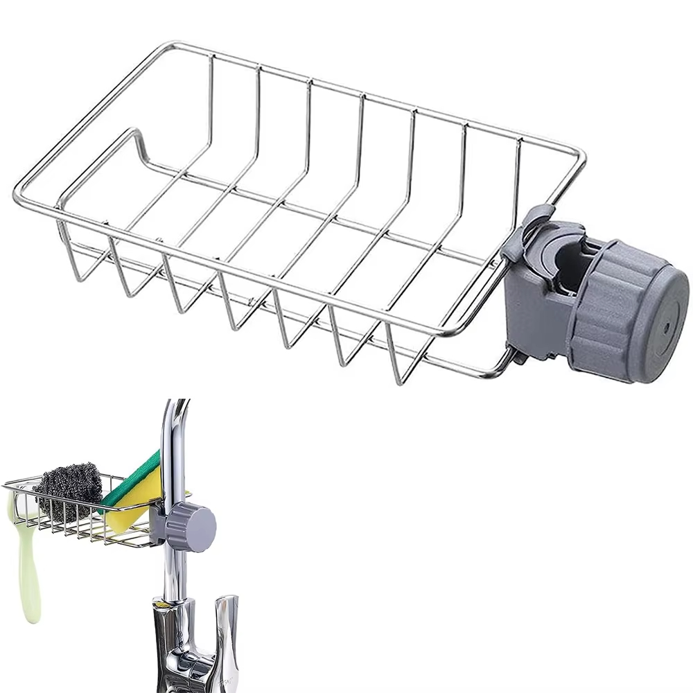 Kitchen Sink Drain Rack Sponge - Tech Accessories Organizer のレビューと価格