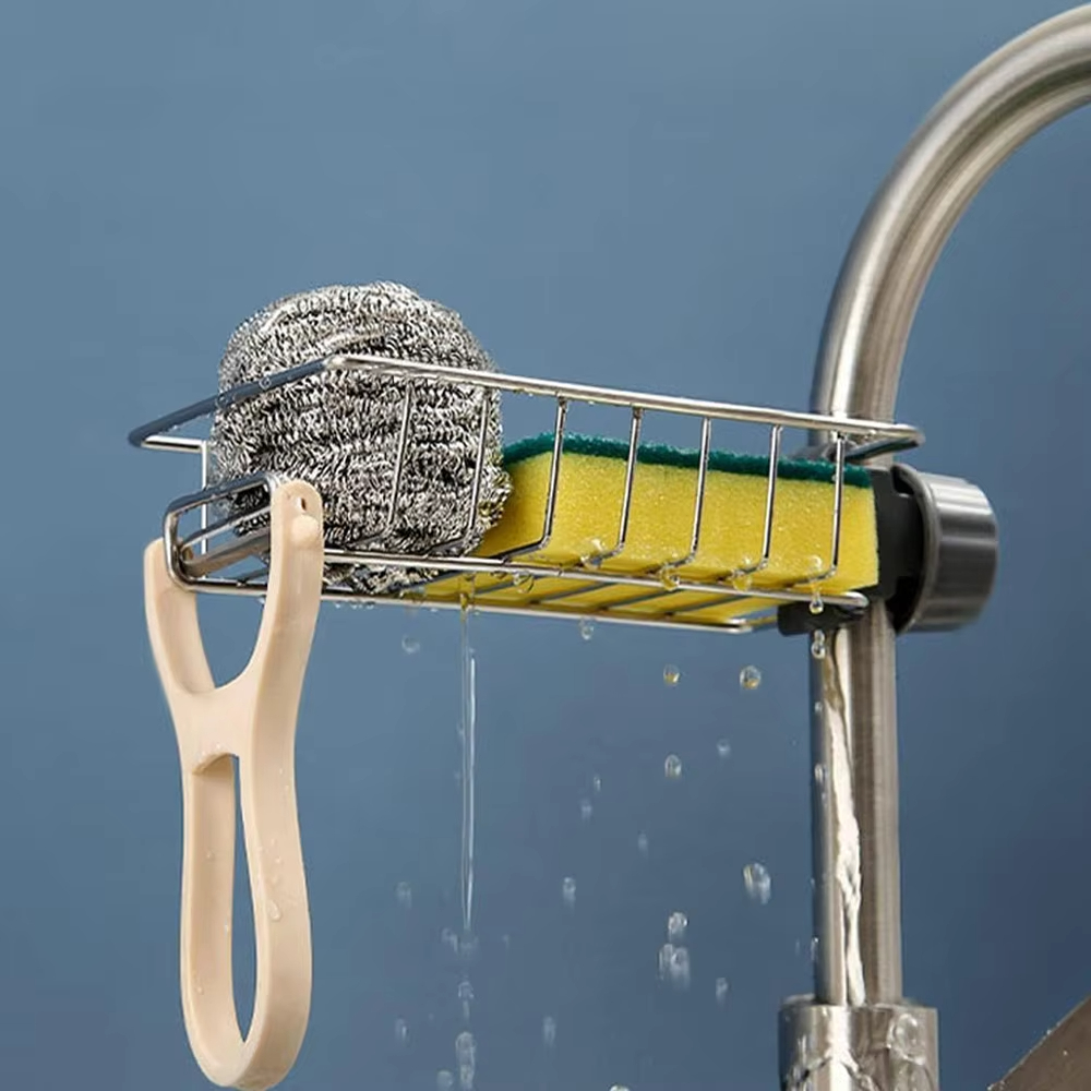 Kitchen Sink Drain Rack Sponge - Tech Accessories Organizer のレビューと価格