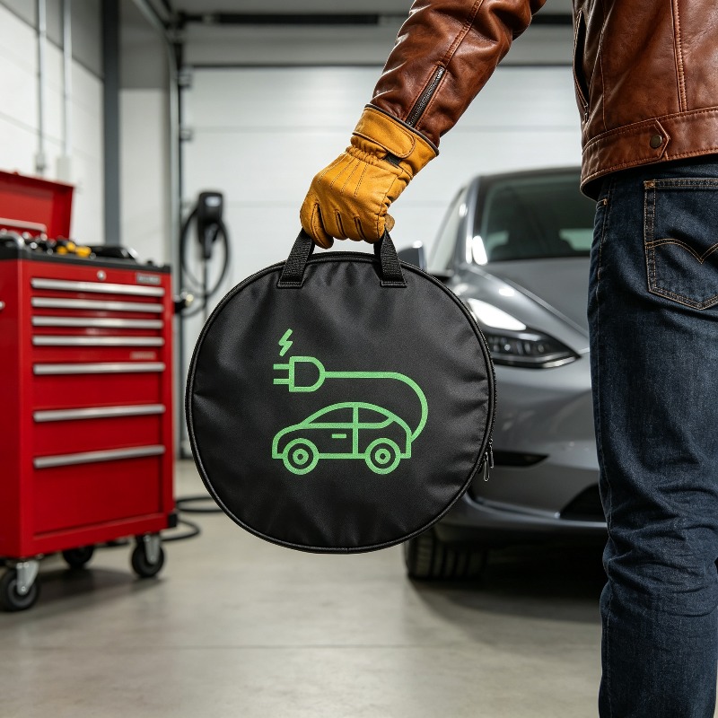 Car Charging Gun Storage Organ - Cable Organizer Bag のレビューと価格