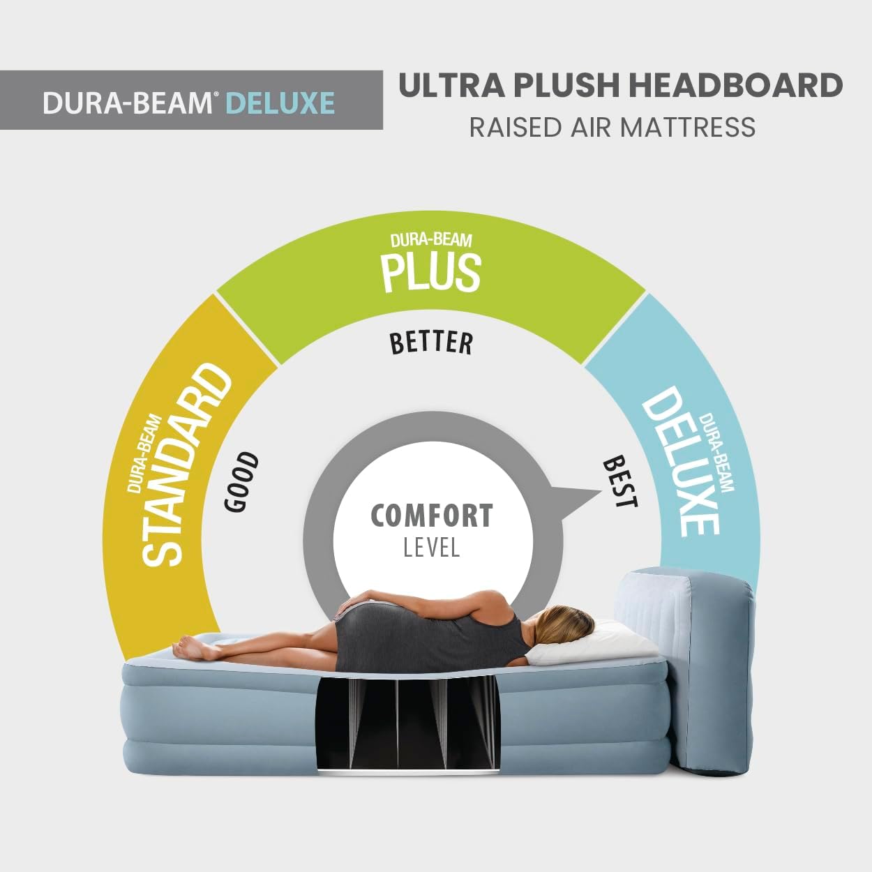Queen Air Mattress with Built- - Tech Queen のレビューと価格