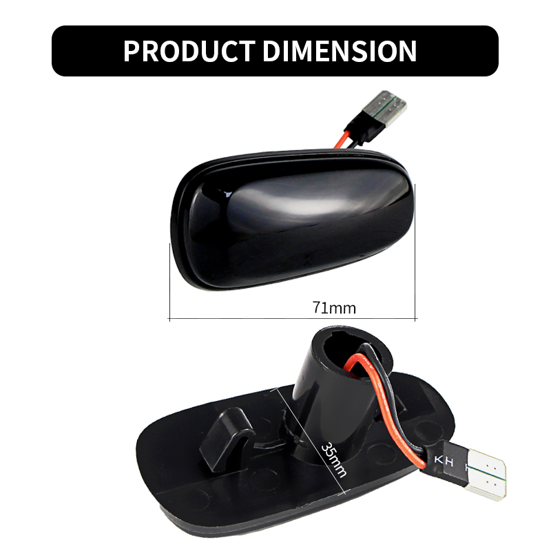 2PCS LED Dynamic Side Marker L - Tech Computer Accessories のレビューと価格