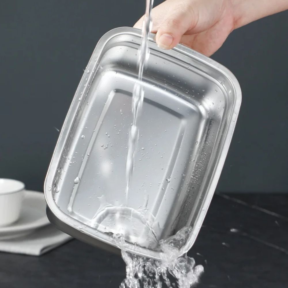 Stainless Steel Lunch Box Bent - Tech Accessories And Gadgets のレビューと価格