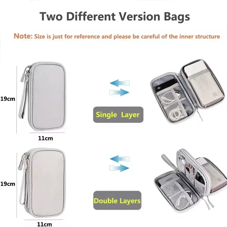 Travel Cable Bag Portable Digi - Tech Accessories Organizer のレビューと価格