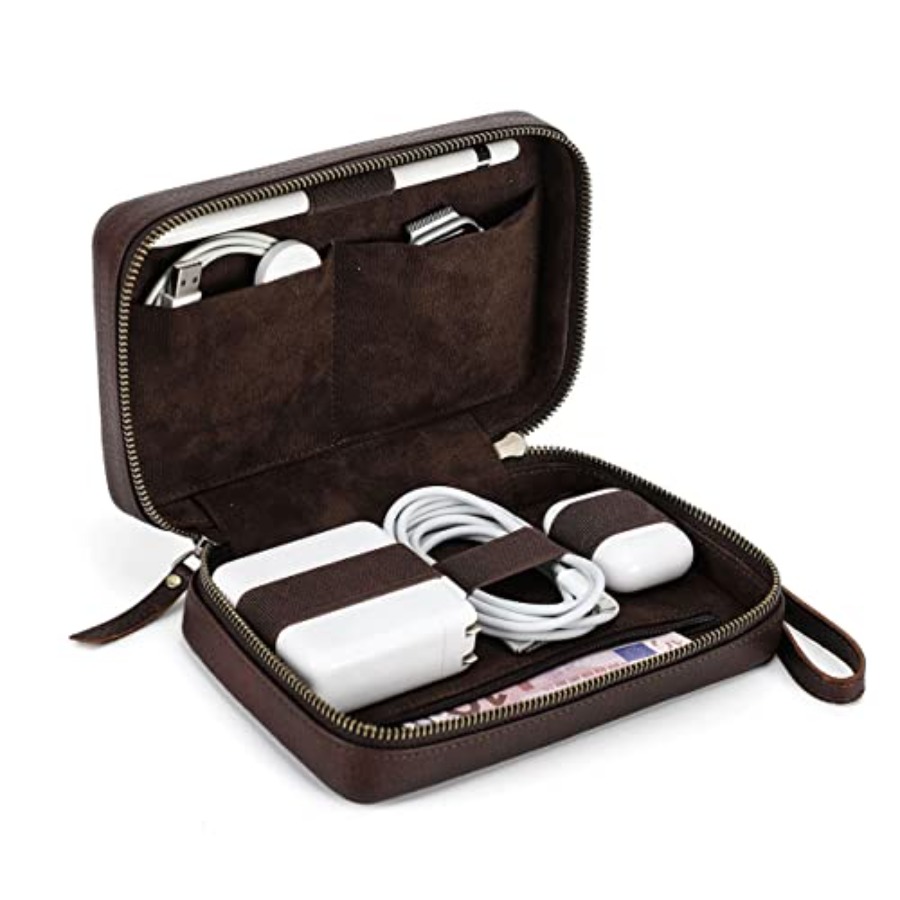 Full Grain Leather Electronic  - Tech Accessories Storage のレビューと価格