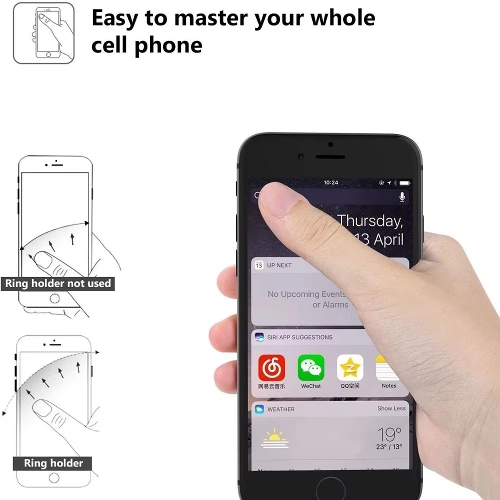 Finger Ring Mobile Phone Holde - Mobile Tech Accessories のレビューと価格