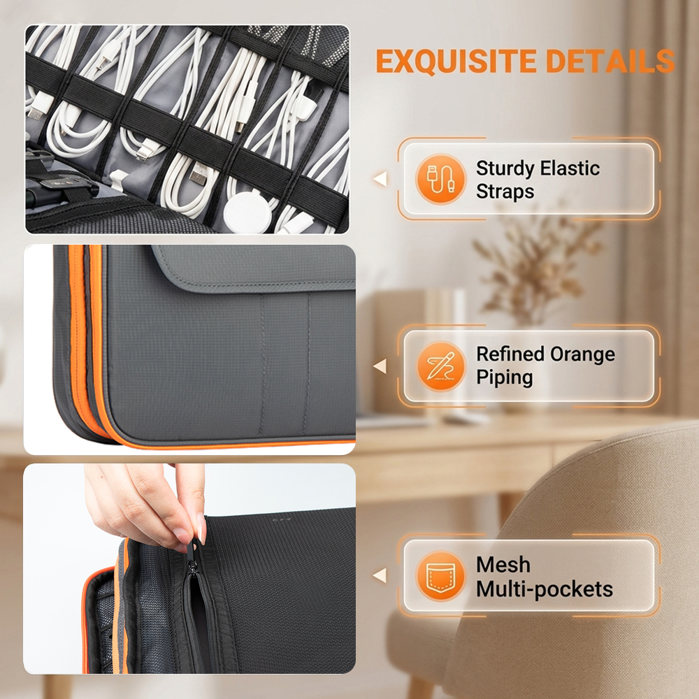 Large Capacity Tech Organizer  - Tech Accessories Storage のレビューと価格