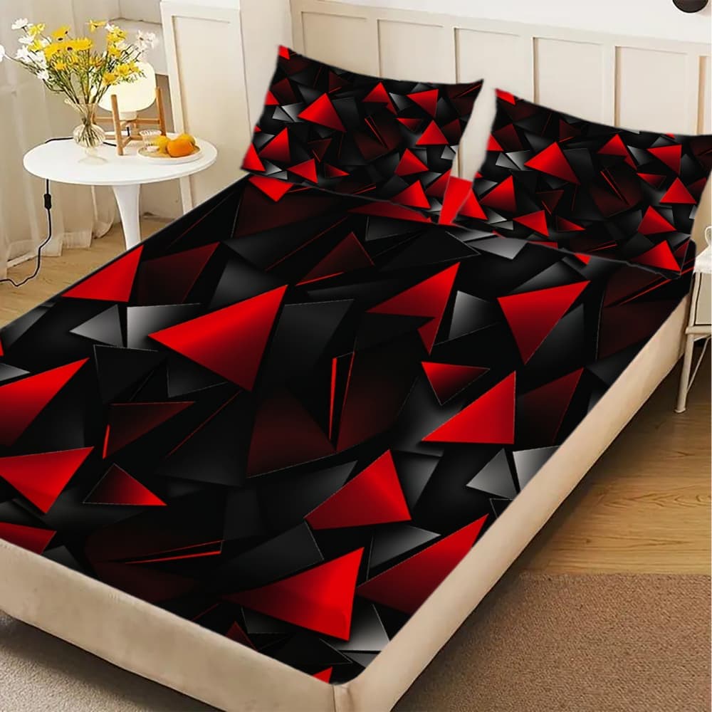 1pc Red Triangle Tech-Inspired - Tech Queen のレビューと価格