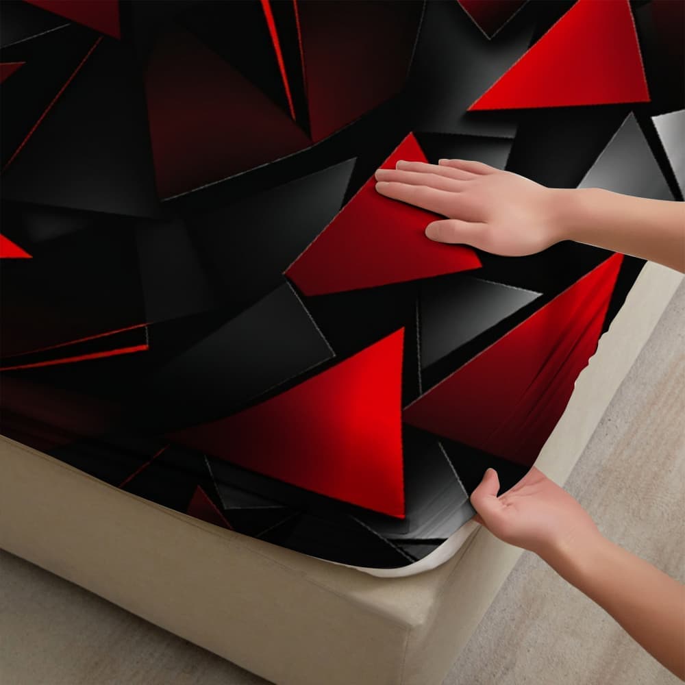 1pc Red Triangle Tech-Inspired - Tech Queen のレビューと価格