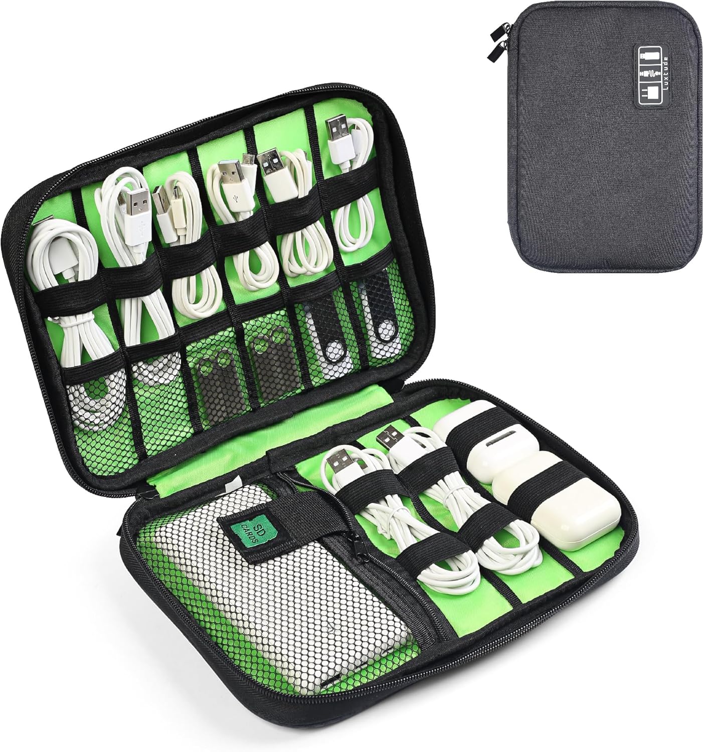 Travel Cable Organizer Bag, Fl - Tech Accessories Storage のレビューと価格