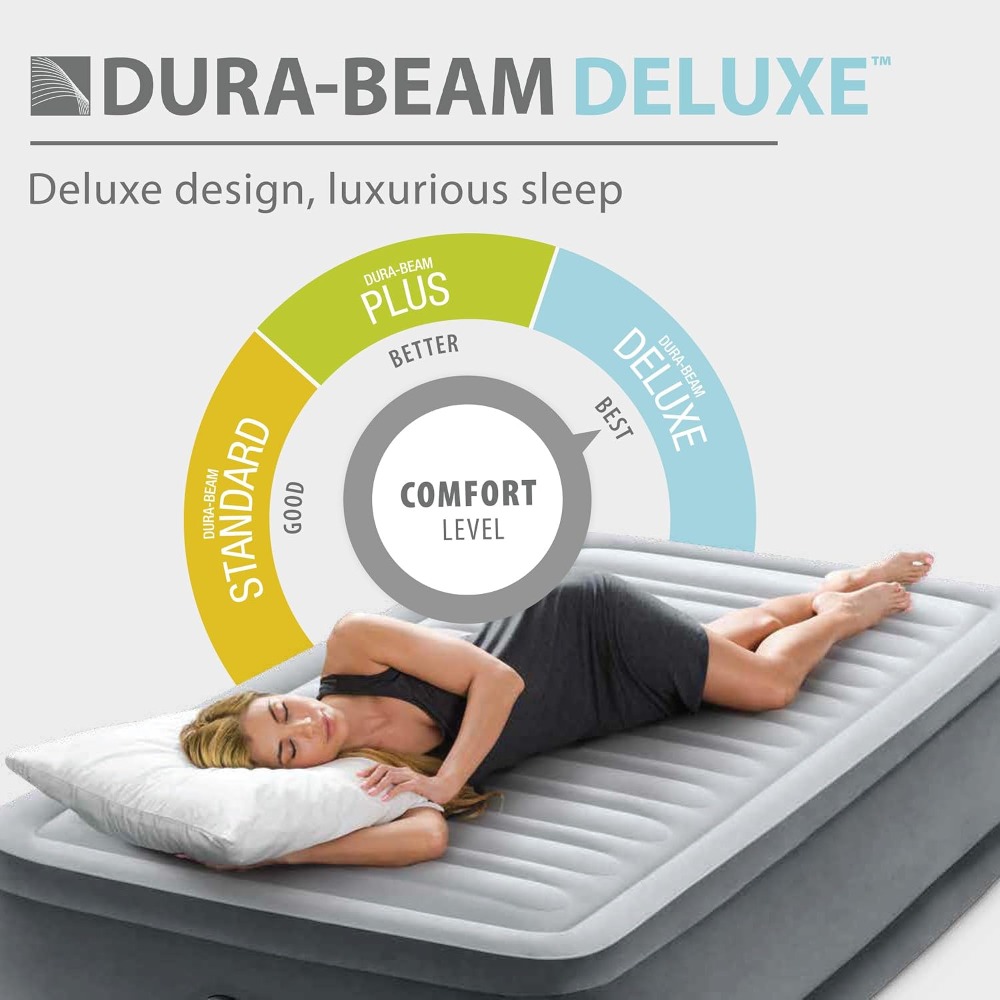 Queen Air Mattress with Built- - Tech Queen のレビューと価格