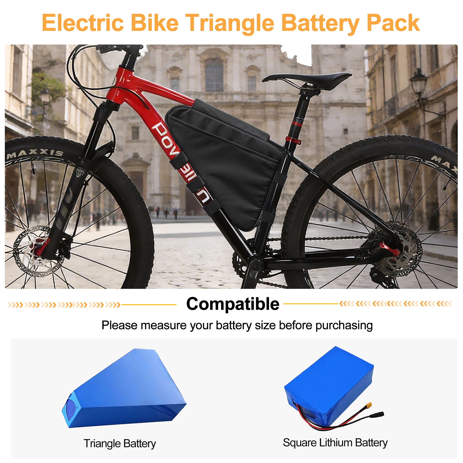 E-Bike Triangle Battery Bag Wa - Tech Accessories Bag のレビューと価格