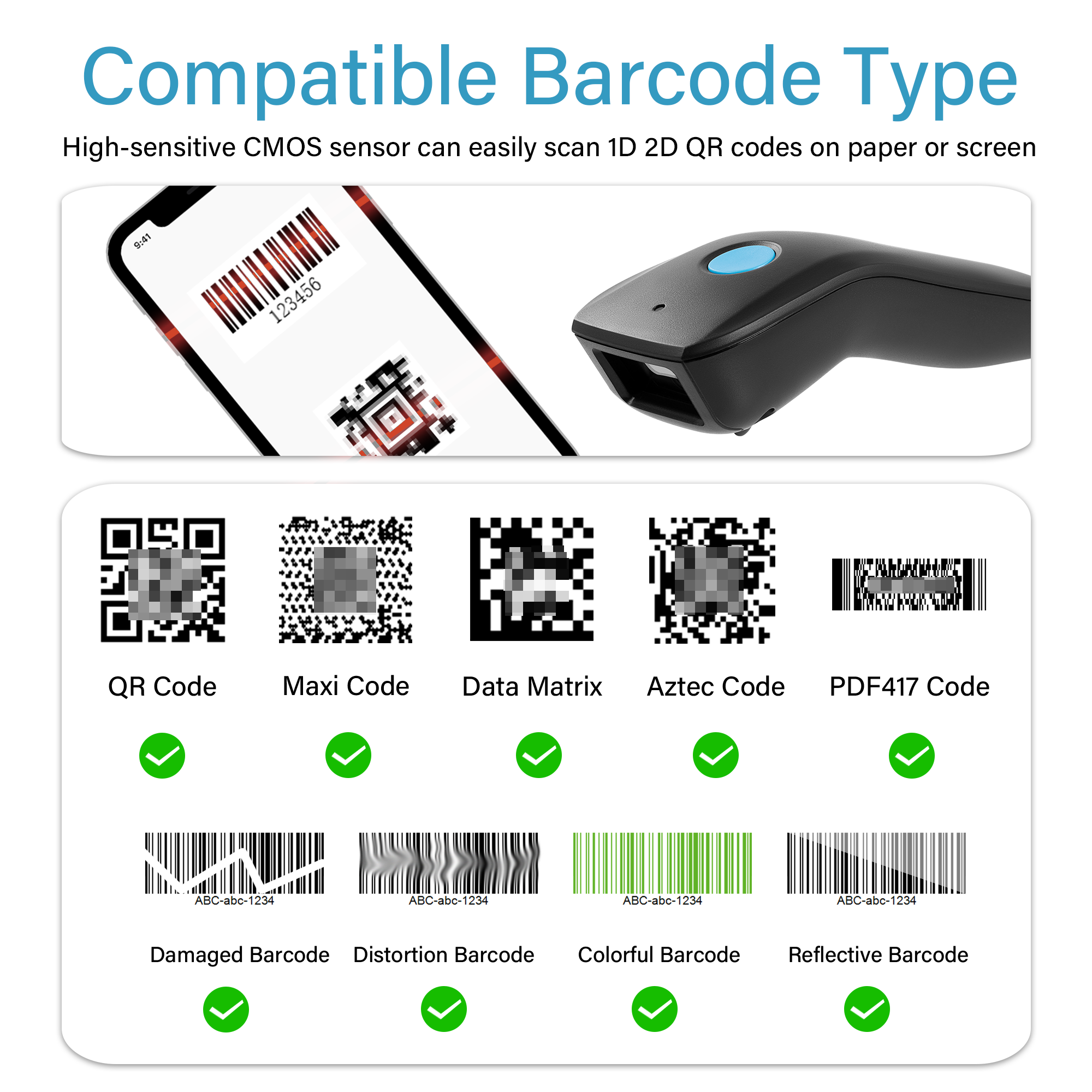 Mini 3 In 1 Bluetooth Barcode  - Document Scanner Portable のレビューと価格