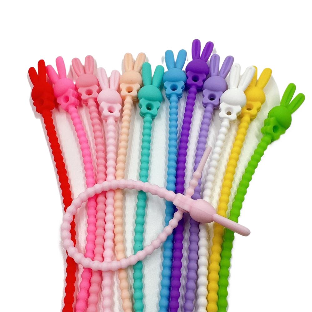 10Pcs Flower Star Silicone Cab - Cable Organizer Bag のレビューと価格