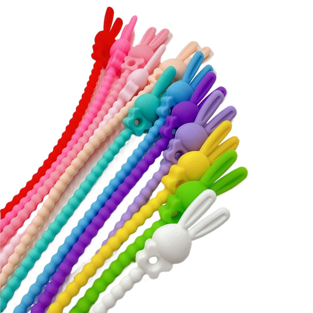 10Pcs Flower Star Silicone Cab - Cable Organizer Bag のレビューと価格